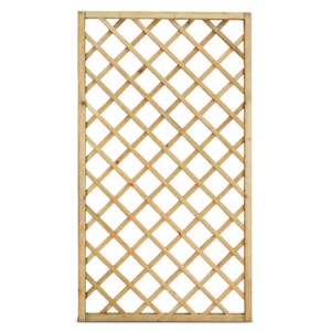 PANNELLO GRIGLIATO IN LEGNO DI NOCCIOLO CON MAGLIA DIAGONALE 40x180 CM