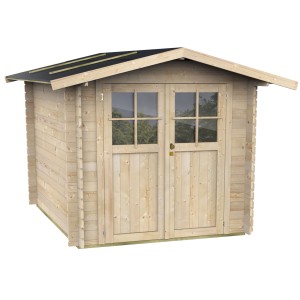 CASETTA DI LEGNO OPERA BH25 mm PORTA DOPPIA dim. 215x180x207cm