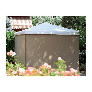 KIT 4 TELI COPERTURA LATERALE PROTETTIVA PER GAZEBO IN TNT 300x300