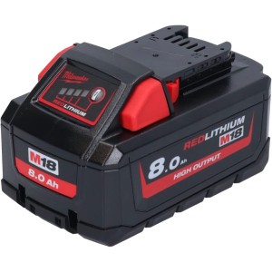 Milwaukee Batteria da 8.0Ah 18V M18 agli Ioni di Litio mod. 4932471070 M18HB8