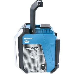 Makita Radio portatile da cantiere caricabatterie + funzione Bluetooth e porta USB DMR115