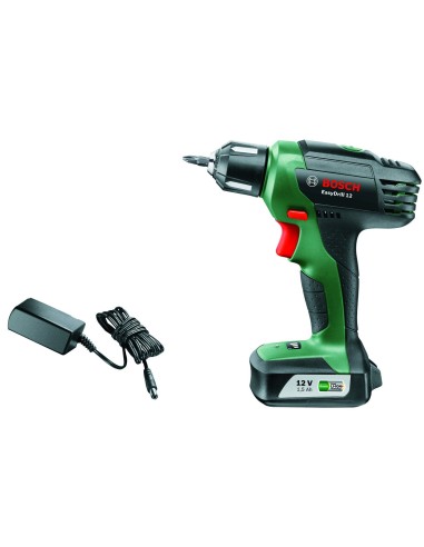 AVVITATORE EASY DRILL 12 BOSCH 12V BATTERIA LITIO CON CARICABATTERIA E BIT