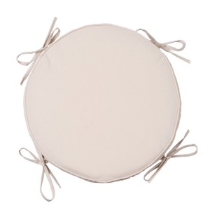 CUSCINO BOX PER SEDIA TONDA APOLLO COLORE ECRU' DIAMETRO CM.40 - SPESSORE 5 CM. - SET 6 PEZZI