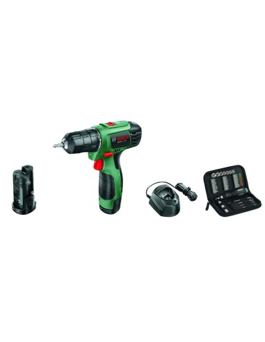 TRAPANO BOSCH BATTERIA LITIO 12V. 2 VEL. EASY DRILL 1200 + VALIGETTA E ACCESSORI