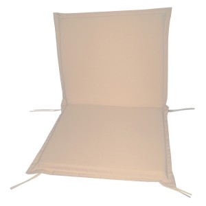 4 pz. CUSCINO SUMMER PER PANCA 1 POSTO CM.96(48+48) LARGHEZZA CM.53 SPESSORE CM.5 COLORE ECRU'