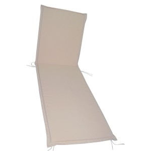 CUSCINO SUMMER PER LETTINO SDRAIO 2 pz CM.195(73+122) LARGHEZZA CM.60-SPESSORE CM.5 COLORE ECRU'