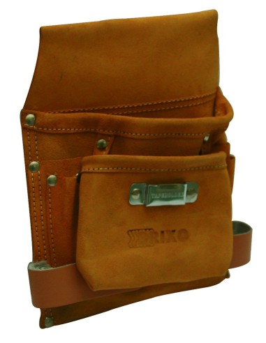 BORSA DA CARPENTIERE BRIXO IN PELLE STANDARD SCOMPARTO CON CINGHIA E PORTAMARTELLO