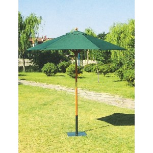 OMBRELLONE TONDO IN LEGNO MT.2,50 COLORE VERDE