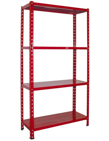 SCAFFALE 4 PIANI METAL MINIKIT ROSSO