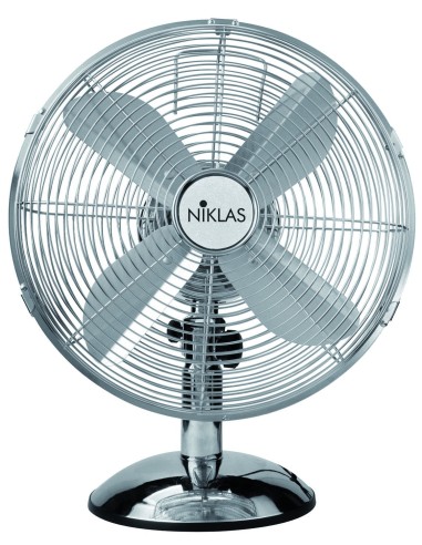 VENTILATORE NIKLAS NEWAGE CRHOME DA TAVOLO 50W