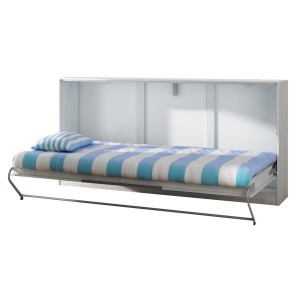 Mobile con Letto Pieghevole Integrato Roger cm 212x40x113h bianco grafite