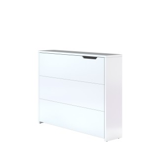 Lenart scrivania richiudibile Off. Concept  cm115x27-136x93H sinistro Bianco opaco