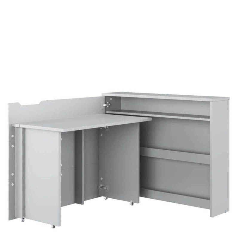 Lenart scrivania richiudibile Off. Concept cm115x27-136x93H sinistro Grigio Lenart scrivania richiudibile Off. Concept cm115x27-136x93H sinistro Grigio