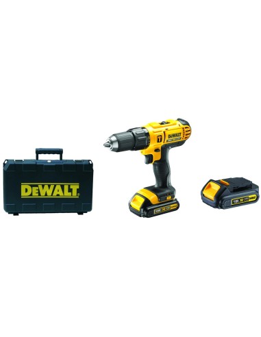 SET TRAPANO DEWALT BATTERIA XR LITIO 18,0V DCD 776C2 + BATTERIA, CARICABATTERIA E VALIGETTA