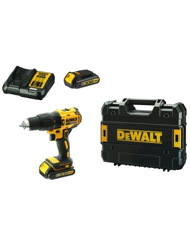 SET TRAPANO DEWALT BATTERIA XR LITIO 18,0V DCD 778 S2T + BATTERIA, CARICABATTERIA E VALIGETTA