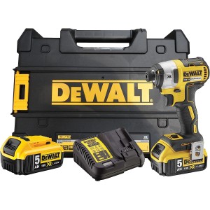 DEWALT  DCF887P2 Avvitatore impulsi 1/4" 18 V in valigatta TSATK con batterie 5Ah