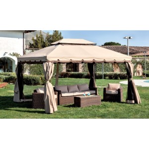 RICAMBIO SET 4 TELI MOSCHIERA PER GAZEBO ADVENTURE MT.3X4 Zanzariere