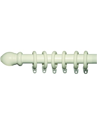 BASTONE SCORRITENDA BIANCO D.23 CM.160  BN160-23