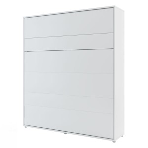 Lenart Bed concept letto da parete verticale cm191x46-228x217H Bianco opaco