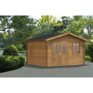 Casetta in legno impregnato DOROTHY cm. 380x337 CON PAVIMENTO