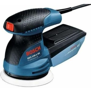 Bosch Levigatrice Roto orbitale GEX125 -1 AE ,Platorello da 125 Mm professionale