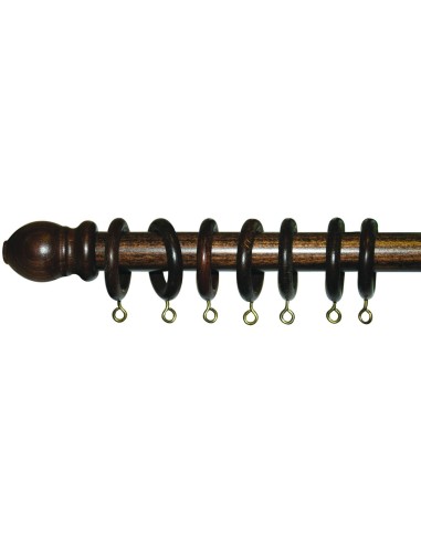 BASTONE SCORRITENDA NOCE D.23 CM.180 NC180-23