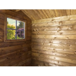 Casetta in legno impregnato AGATA cm. 260x200 compreso Pavimento