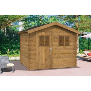 Casetta in legno impregnato AGATA cm. 260x200 compreso Pavimento