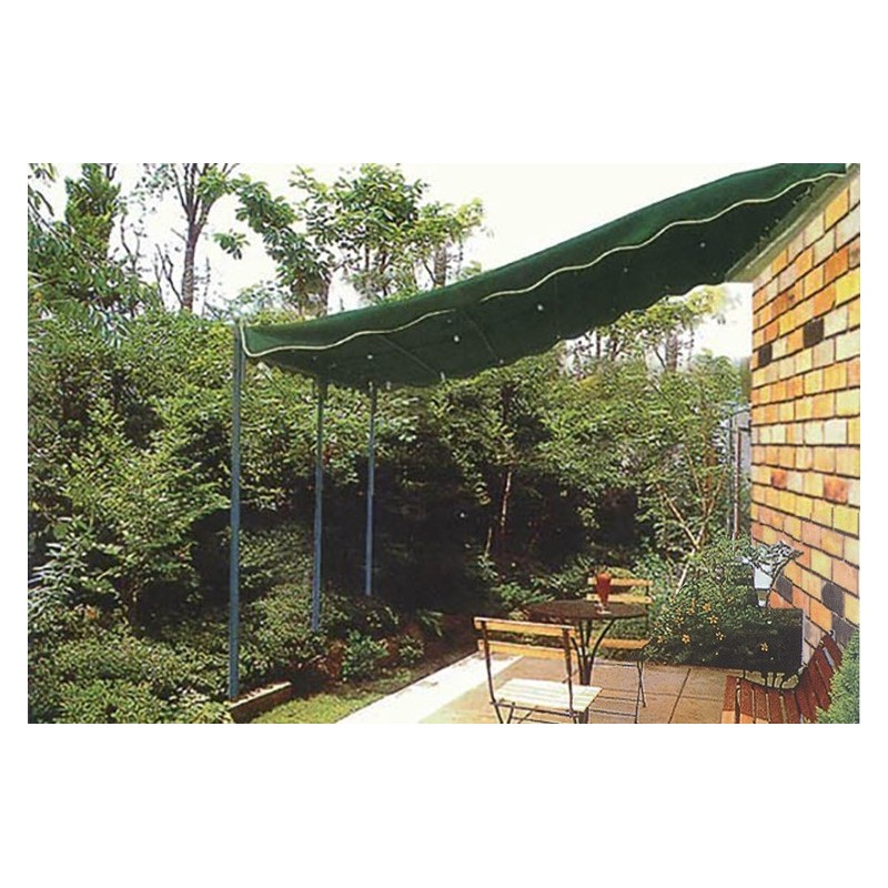 RICAMBIO TOP COPERTURA PER VERANDA A PARETE 300X400 COLORE VERDE RICAMBIO TOP COPERTURA PER VERANDA A PARETE 300X400 COLORE VERDE