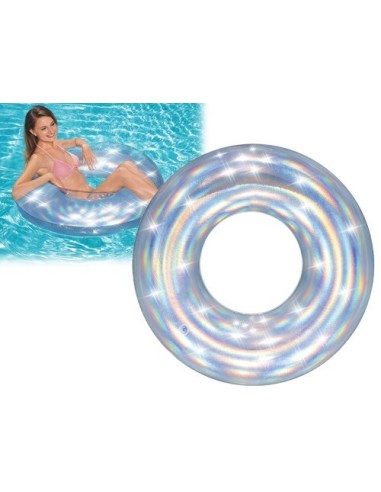 GONFIABILE PER BAMBINI MARE/PISCINA CIAMBELLA IRIDESCENTE BESTWAY -36240