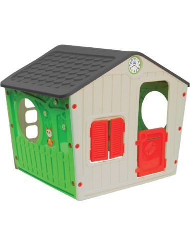 Casetta resina per bambini cm.140X108X115 gioco arredo giardino