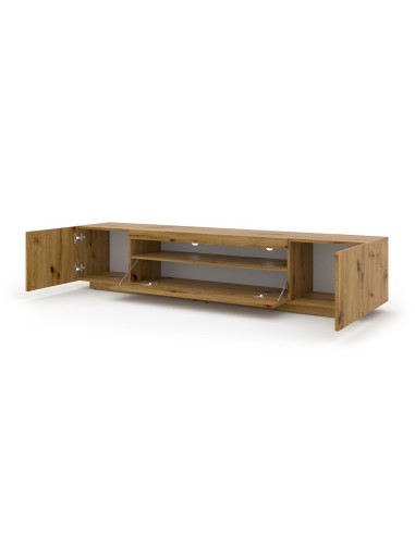 Mobile TV sospeso o a terra 200x42/36x37 Cm STAND AURA Rovere