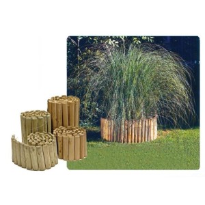 STECCATO ROLLBORDER PER DELIMITARE AIUOLE TONDE CM.5X30X250 IN LEGNO DI PINO IMPREGNATO