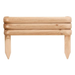 RECINTO STECCATO VAMPIRO 4 PZ. PER DELIMITARE AIUOLE CM.55X15+20H IN LEGNO DI PINO IMPREGNATO