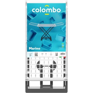 Stendino Stendibiancheria in materiale riciclato antiruggine mod.MARINO COLOMBO