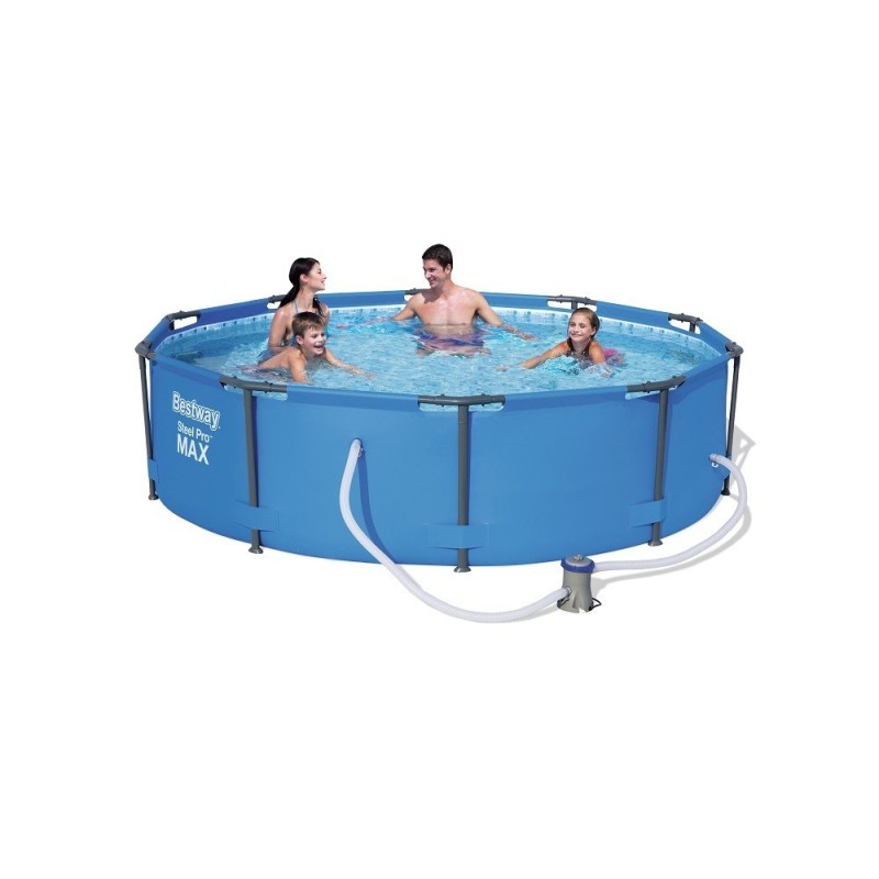 BESTWAY PISCINA CON TELAIO MOD.56408 STEEL PRO MAX  305X76H CON POMPA FILTRANTE