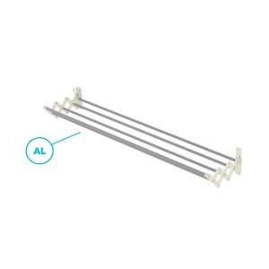 Stendino stendibiancheria a parete in Alluminio da 120Cm mod. SOFFIETTO COLOMBO