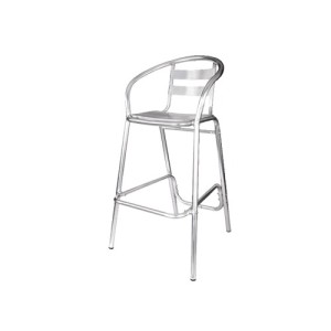 Sgabelli da bar cucina alluminio mod. ALU cm 52x58x103H