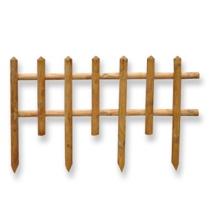 STECCATO RANCH 20 PZ. PER DELIMITARE AIUOLE CM.85X50H IN LEGNO DI PINO IMPREGNATO