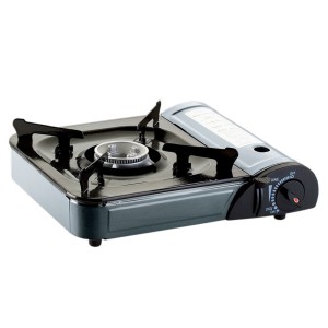 FORNELLO A GAS 2,6 KW ACCENSIONE PIEZO ELETTRICA AUTONOMIA 90 MINUTI CON VALIGETTA