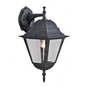 LANTERNA NEW YORK DOWN 4 PZ. CON BRACCIO 60W ALLUMINIO PRESSOFUSO VERNICIATO GRIGIO GHISA ANTICATO