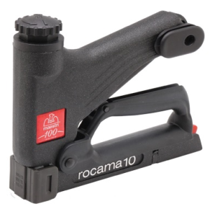 FISSATRICE PROFESSIONALE GRAFFATRICE IN ACCIAIO NICHELATO ROCAMA 110/13 CON APPENDICE