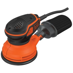 LEVIGATRICE ROTORBITALE 240W B+D KA 199 + SACCHETTO RACCOGLIPOLVERE FILTRANTE E FOGLIO ABRASIVO MICROFORATO