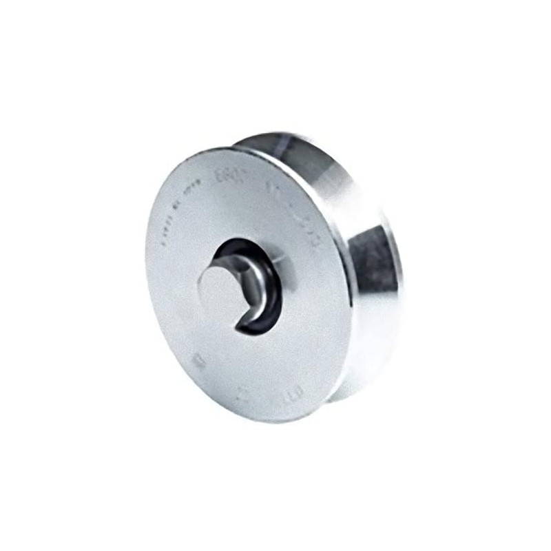 RUOTA IN ACCIAIO ZINCATO PER CANCELLO CON 2 CUSCINETTI A SFERA A.305V MM.140 RUOTA IN ACCIAIO ZINCATO PER CANCELLO CON 2 CUSCINETTI A SFERA A.305V MM.140