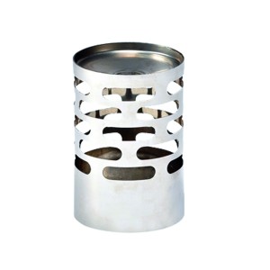 TERMINALE IN ACCIAIO INOX FEMMINA D. 8
