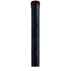 TUBO IN ACCIAIO PESANTE SMALTATO PORCELLANATO PELLET AETERNUM 8X25