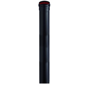 TUBO IN ACCIAIO PESANTE SMALTATO PORCELLANATO PELLET AETERNUM 8X25