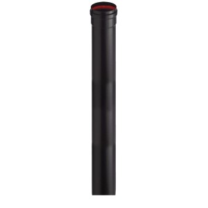 TUBO IN ACCIAIO PESANTE SMALTATO PORCELLANATO PELLET AETERNUM 8X25