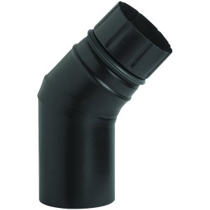 GOMITO IN ACCIAIO PESANTE SMALTATO PORCELLANATOPELLET ECO 45 CM.10