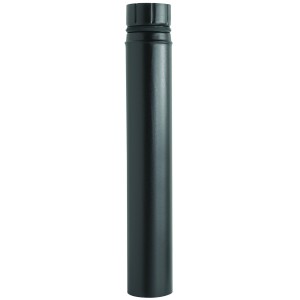 TUBO IN ACCIAIO PESANTE SMALTATO PORCELLANATO PELLET ECO 10X100